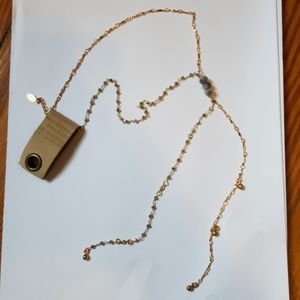 Anthropologie Gemelli Niki Lariat Necklace Defect